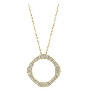 Swarovski Vio Pendant Necklace Gold Tone